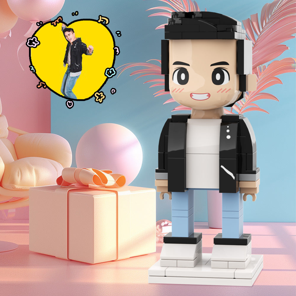 驚喜照片積木定製人像禮物 情定心間的禮物：個性化嘟嘟 手工diy生日禮物女生