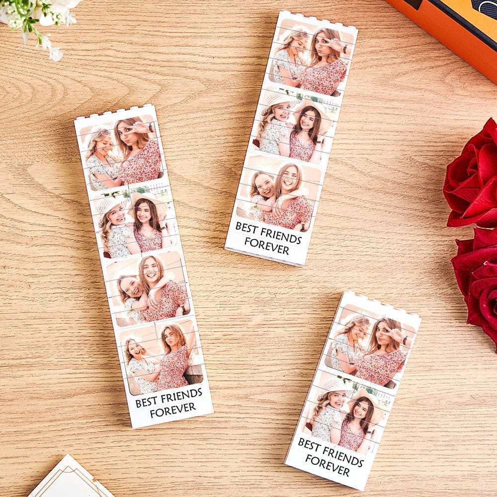 送給最好朋友的個人化照片積木圖片磚拼圖禮物 - MyCustomBrickFigures