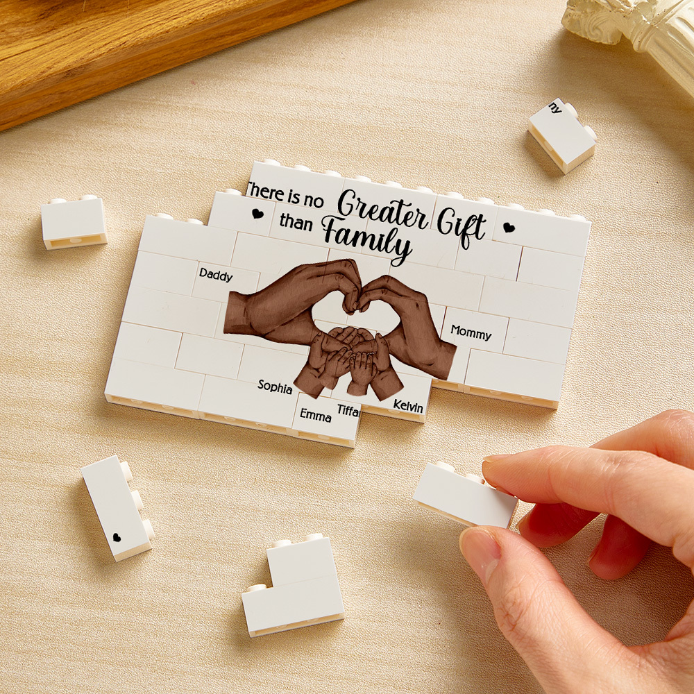 個人化積木家庭拼圖積木禮物送給媽媽 - MyCustomBrickFigures