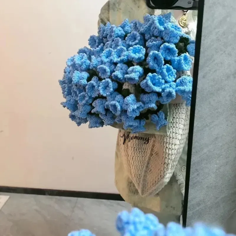 手工編織玫瑰毛毯diy套裝及母親節情人節禮物