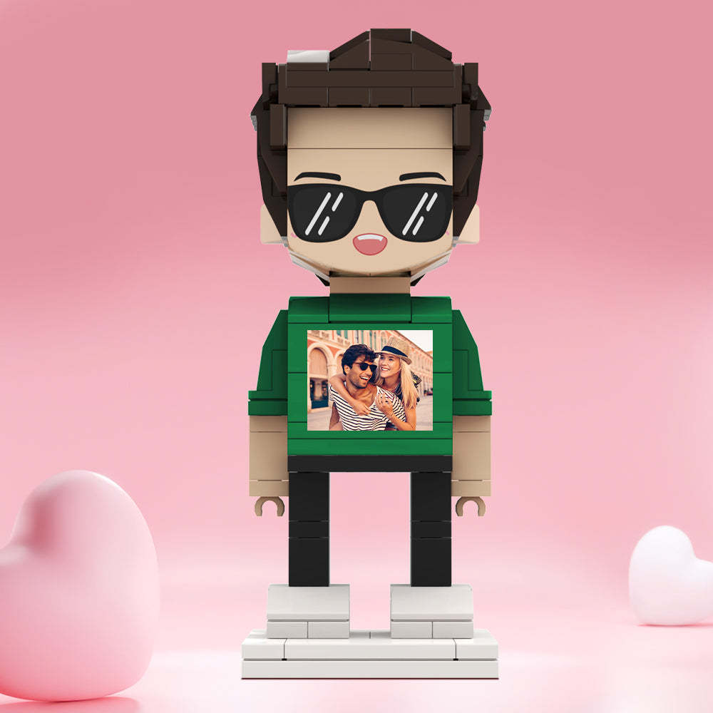 情人節禮物 客製化積木人 個人化積木人照片 - MyCustomBrickheadz