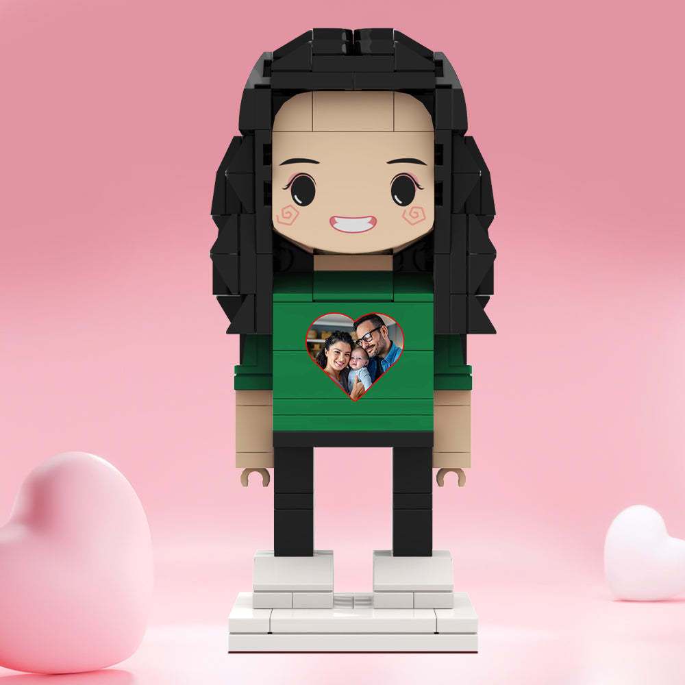 情人節禮物 客製化積木人 個性化圖片積木人 - MyCustomBrickheadz