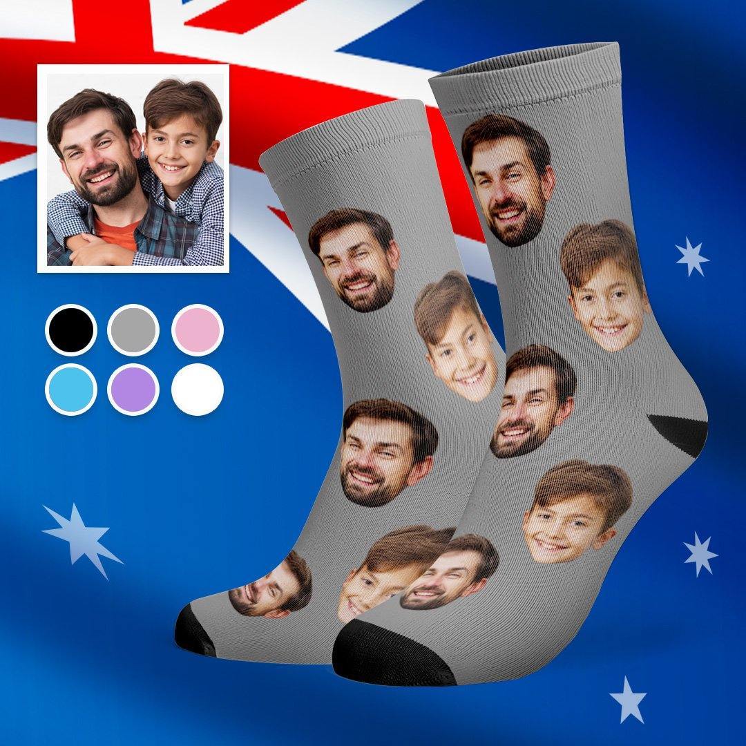 Custom Photo Socks Australia - MadeMineAU