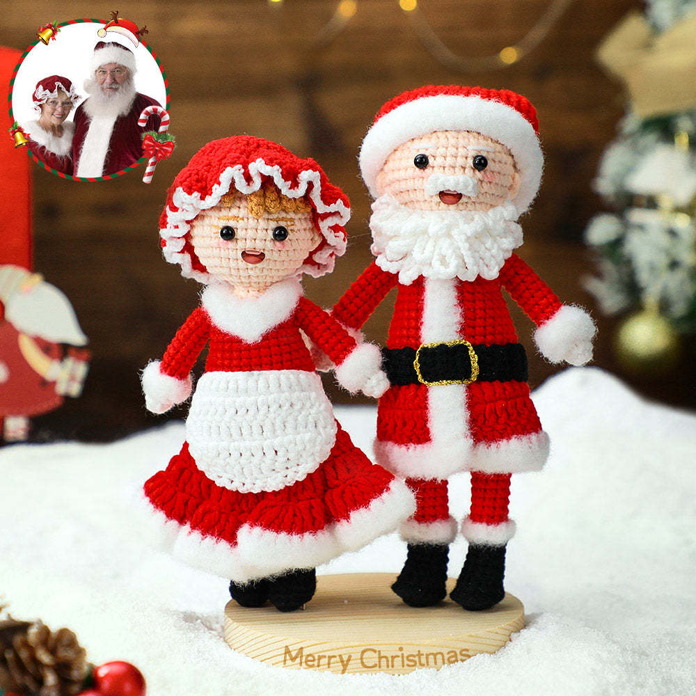 Full Body Custom Crochet Dolls Personalized Christmas Gifts Handmade Mini Look alike Dolls - MadeMineAU