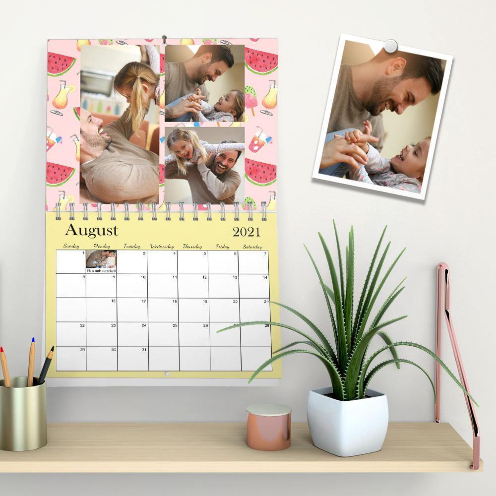 Custom Photo Wall Calendar Gifts For Lover - MadeMineAU