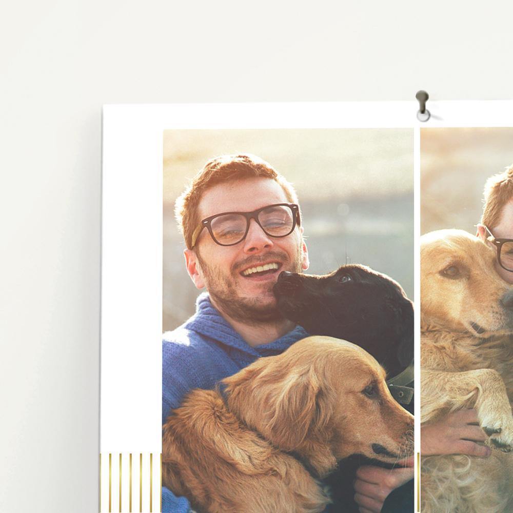 Custom Photo Wall Calendar Lovely Pet - MadeMineAU