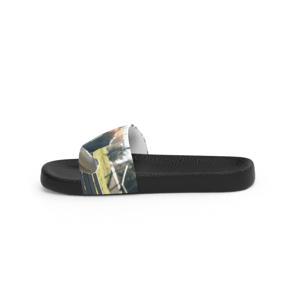 Custom Pet Photo Men's Slide Sandal - MadeMineAU