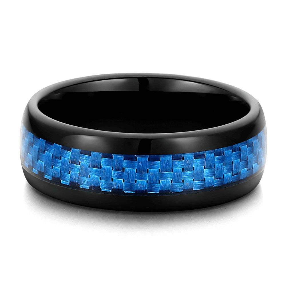 Black Gold Simple Ring Tungsten For Men - MadeMineAU