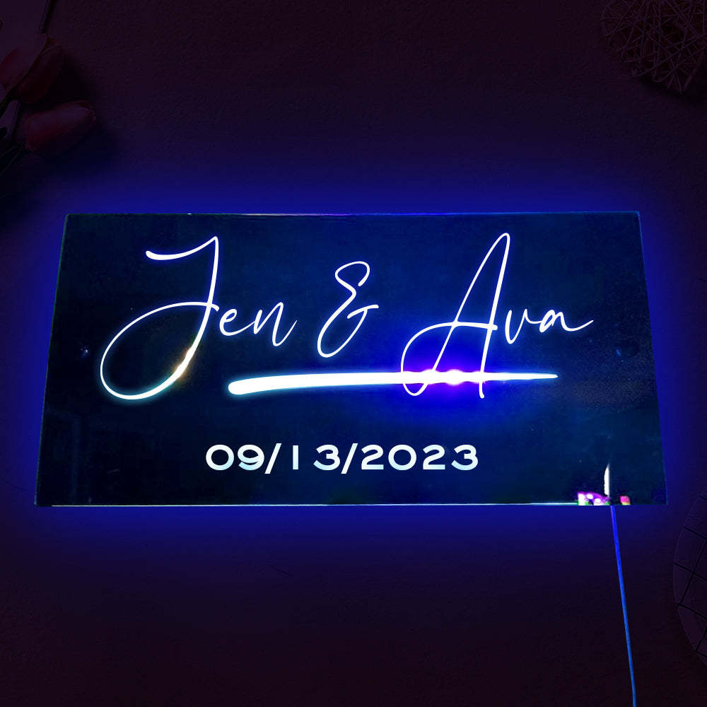 Hot Sale Personalised Name Mirror - Light Up Mirror (Buy 2 Get Free Shipping) - MadeMineAU