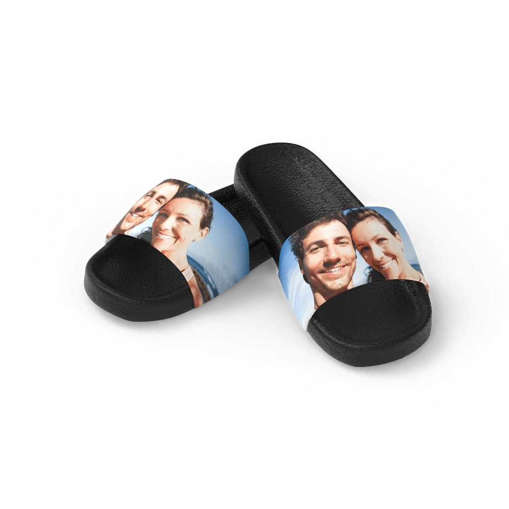 Custom Family Photo Women's Slide Sandal - MadeMineAU
