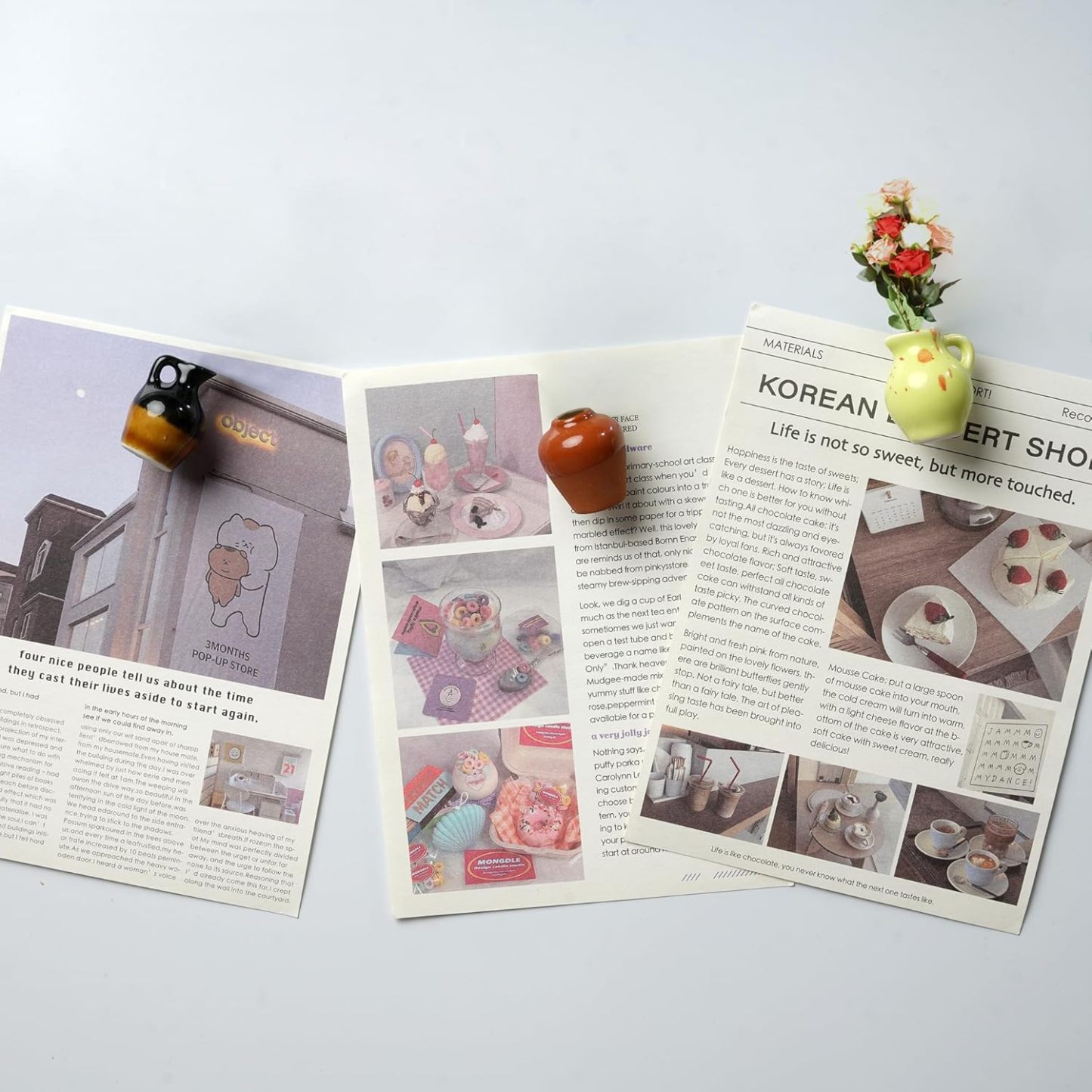 Unique Tiny Flower Pot Fridge Magnets Gifts