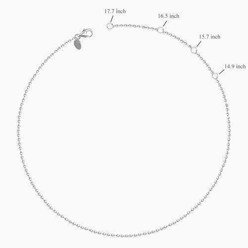 Carrie Style Name Necklace Silver - MadeMineAU