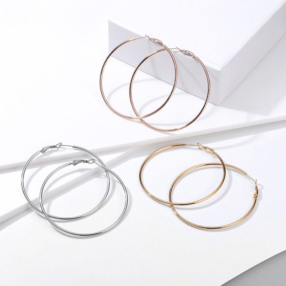 Simple Earrings Gold Plated Steel - MadeMineAU