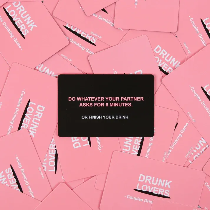 Drunk Lovers The Ultimate Hot Date Drinking Card Game for Couples