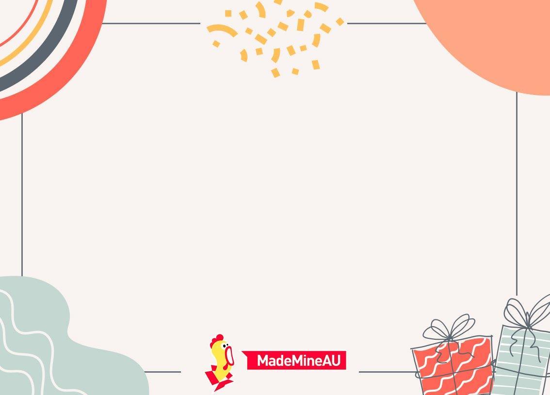 Gift Message Card - MadeMineAU