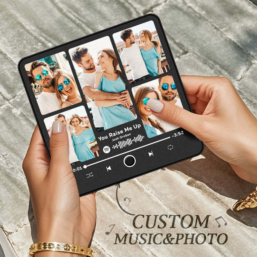Personalized Photo Album Fridge Magnet Music Wall Photo Sticker Music Movement That Can Be Played Without Cell Phone Music Fridge Magnet Pro Can Play Songs Christmas Gift for Her - MadeMineAU