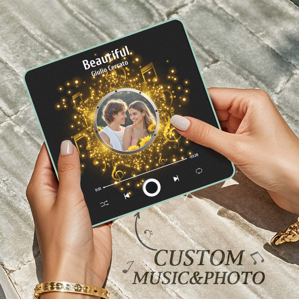 Personalized Photo Album Fridge Magnet Music Wall Photo Sticker Music Movement That Can Be Played Without Cell Phone Music Fridge Magnet Pro Can Play Songs Christmas Gift for Her - MadeMineAU