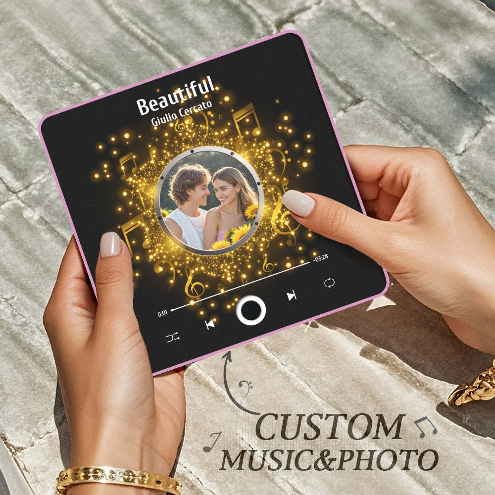 Personalized Photo Album Fridge Magnet Music Wall Photo Sticker Music Movement That Can Be Played Without Cell Phone Music Fridge Magnet Pro Can Play Songs Christmas Gift for Her - MadeMineAU