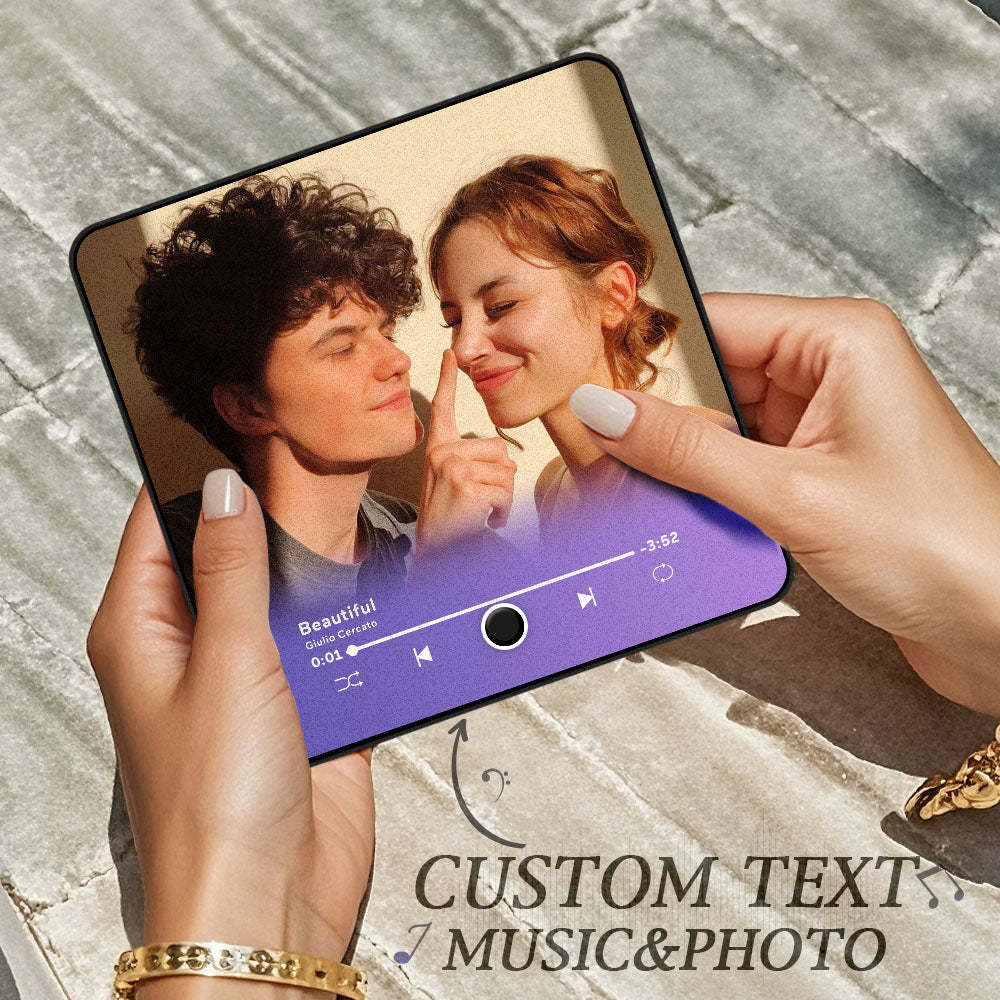 Personalized Photo Album Fridge Magnet Music Wall Photo Sticker Music Movement That Can Be Played Without Cell Phone Music Fridge Magnet Pro Can Play Songs Christmas Gift for Her - MadeMineAU
