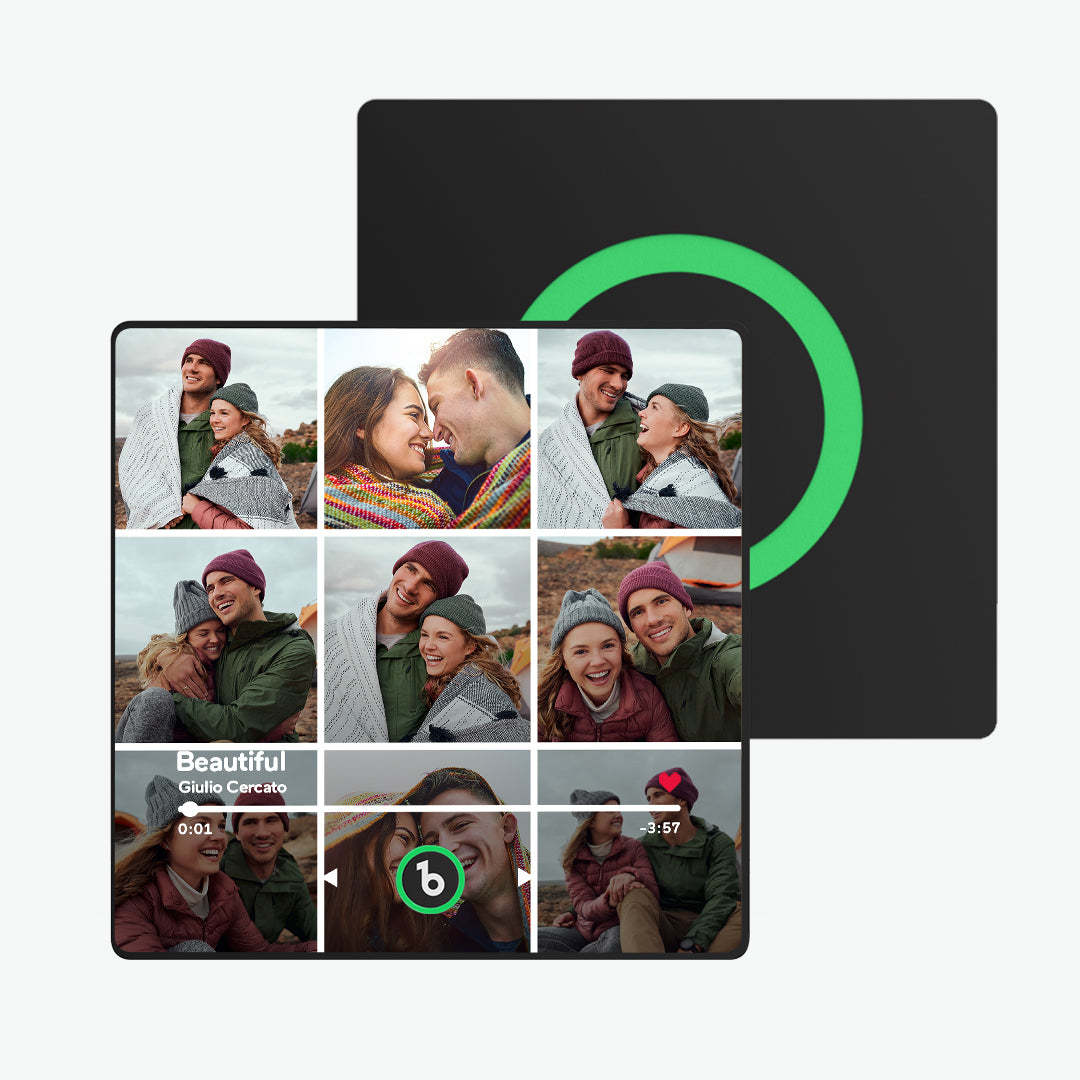 Custom Music Fridge Magnet and Photo with Colorful Frame Music Wall Photo Sticker Music Movement That Can Be Played Gift for Couple - MadeMineAU