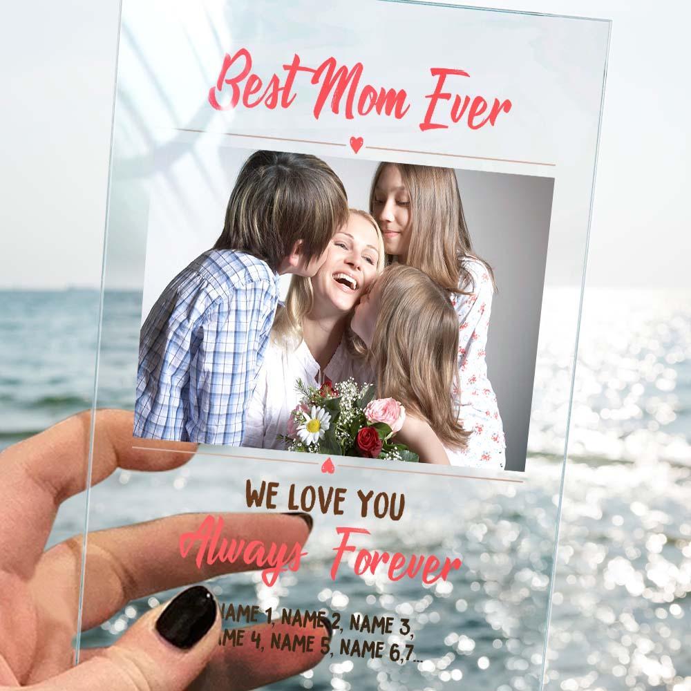 Mother's Day Gift Custom Photo Keychian/Plaque/Night Light For Mom - MadeMineAU