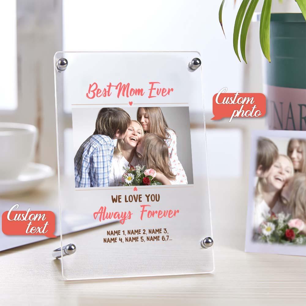 Mother's Day Gift Custom Photo Keychian/Plaque/Night Light For Mom - MadeMineAU