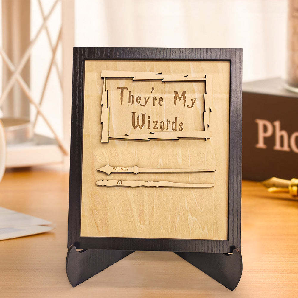 Custom Engraved Ornament Wand Home Decor Sign Gifts for Dad - MadeMineAU