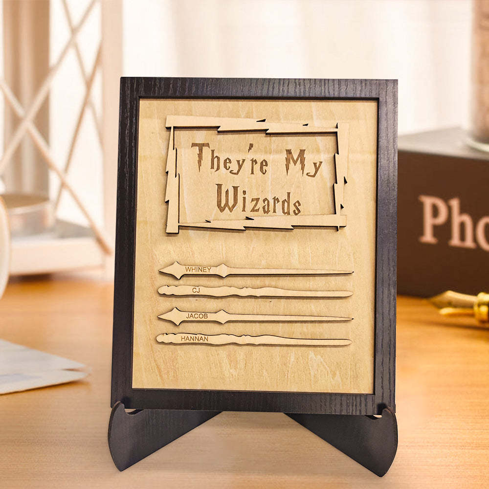 Custom Engraved Ornament Wand Home Decor Sign Gifts for Dad - MadeMineAU