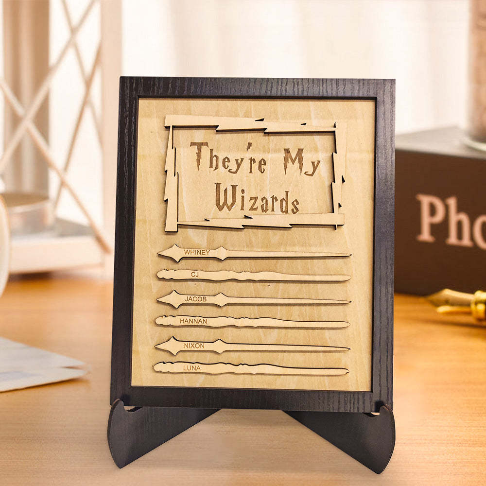 Custom Engraved Ornament Wand Home Decor Sign Gifts for Dad - MadeMineAU