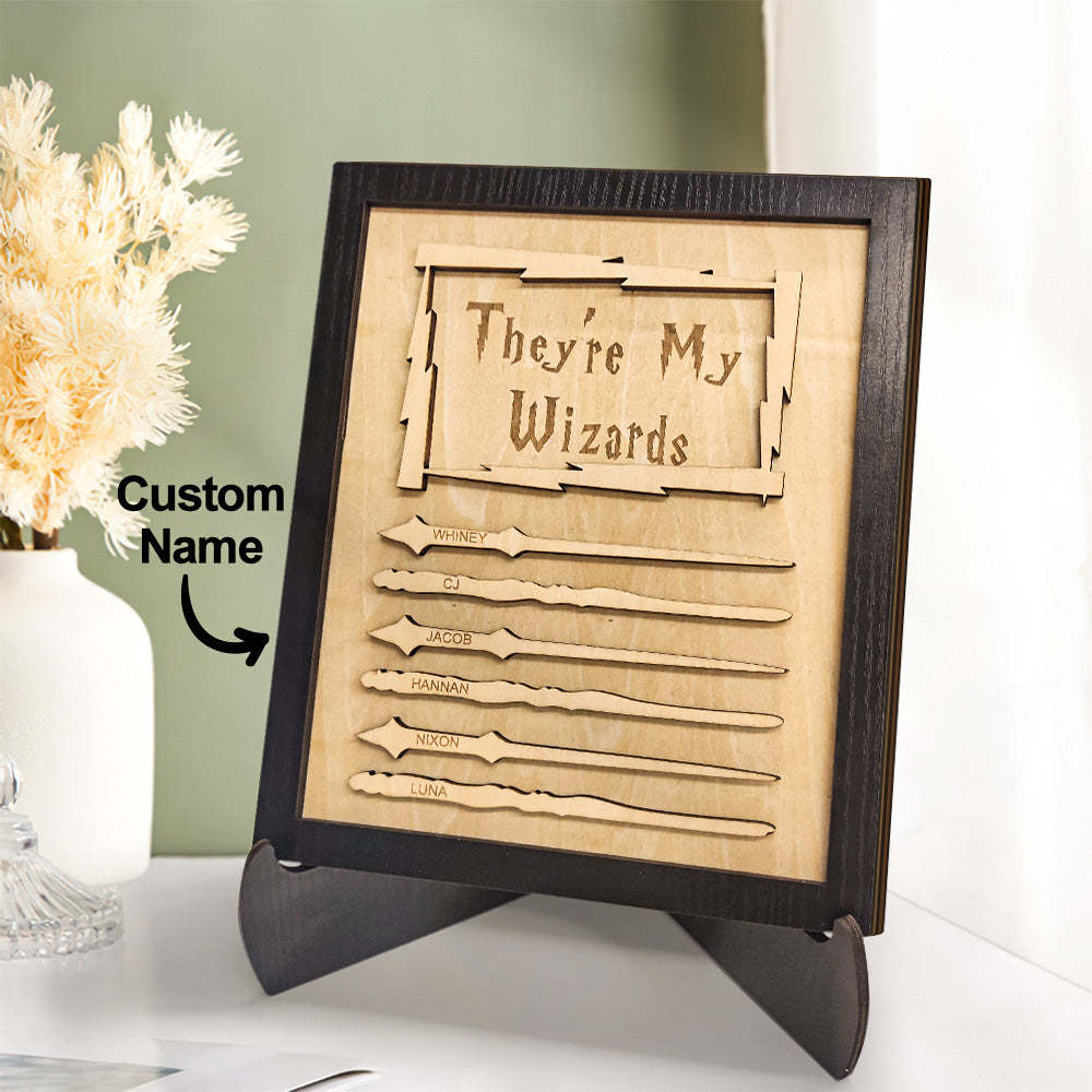 Custom Engraved Ornament Wand Home Decor Sign Gifts for Dad - MadeMineAU