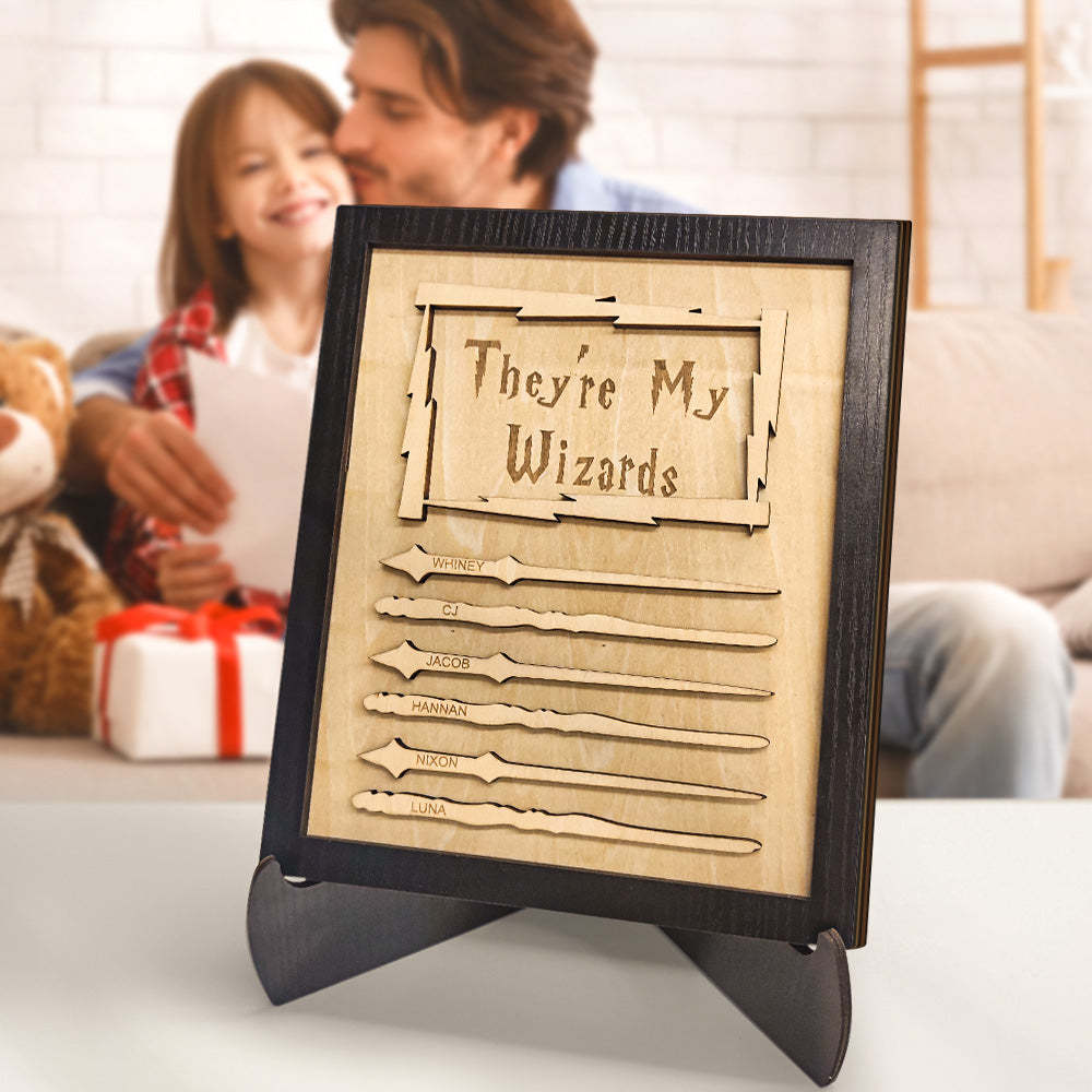 Custom Engraved Ornament Wand Home Decor Sign Gifts for Dad - MadeMineAU