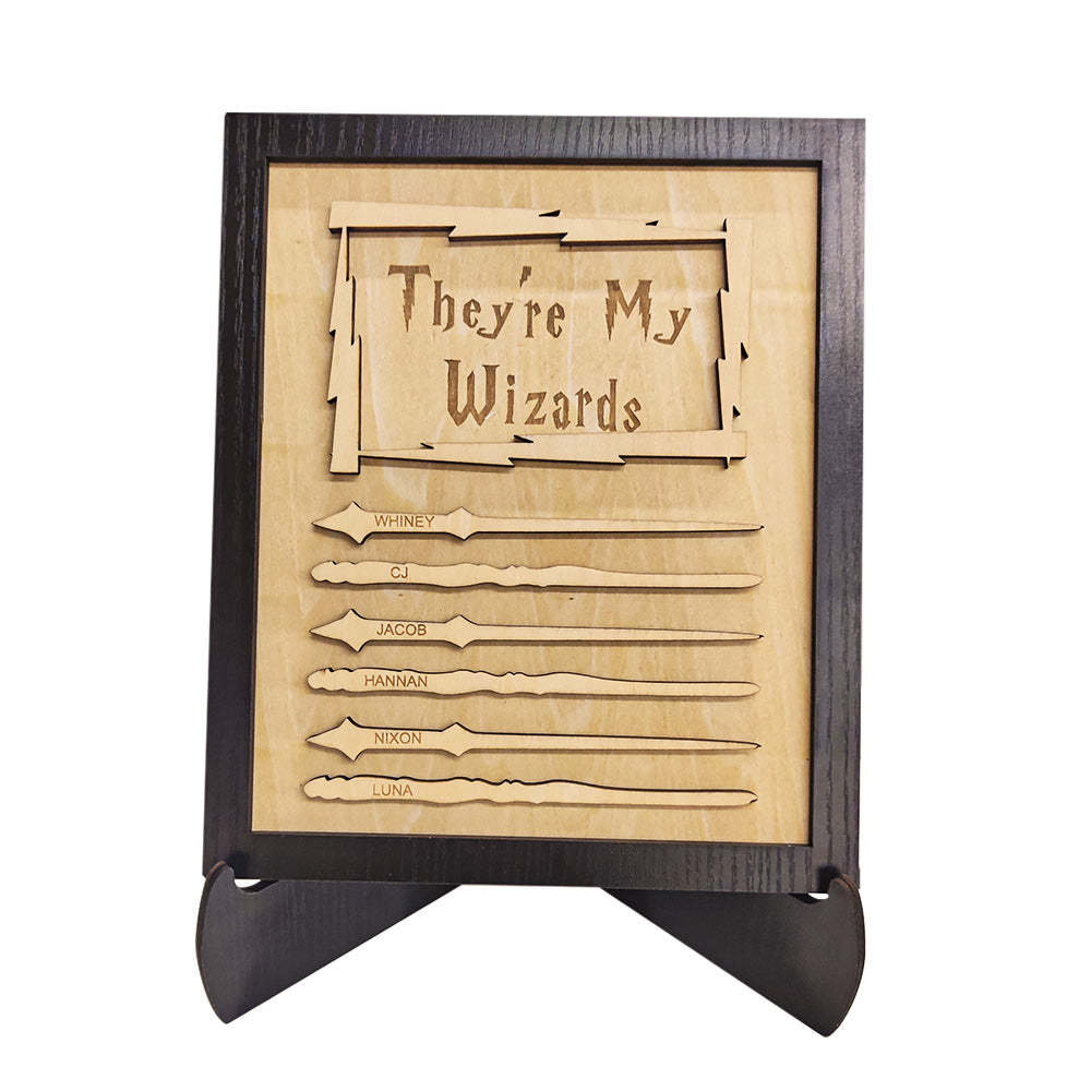 Custom Engraved Ornament Wand Home Decor Sign Gifts for Dad - MadeMineAU