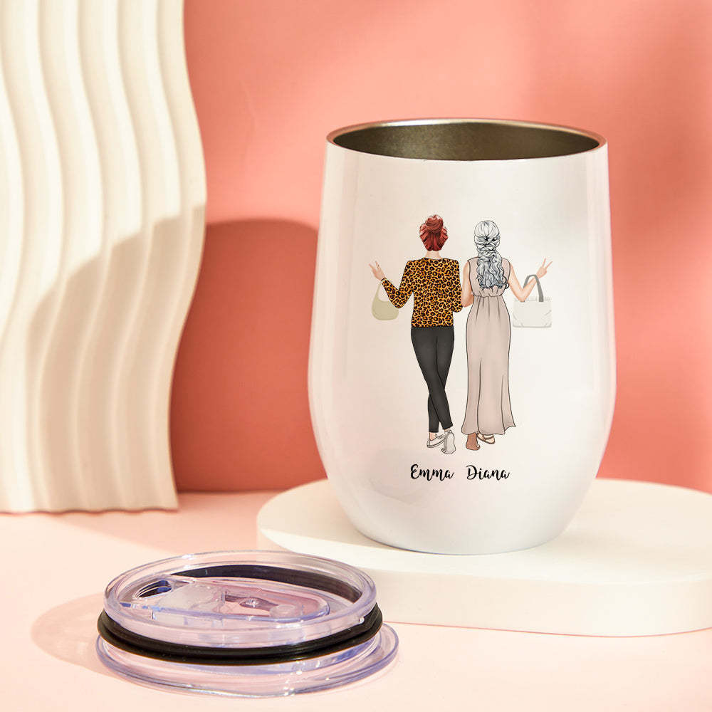 Custom Image Engraved Mugs Like Mother Like Daughter Gifts for Mom - MadeMineAU