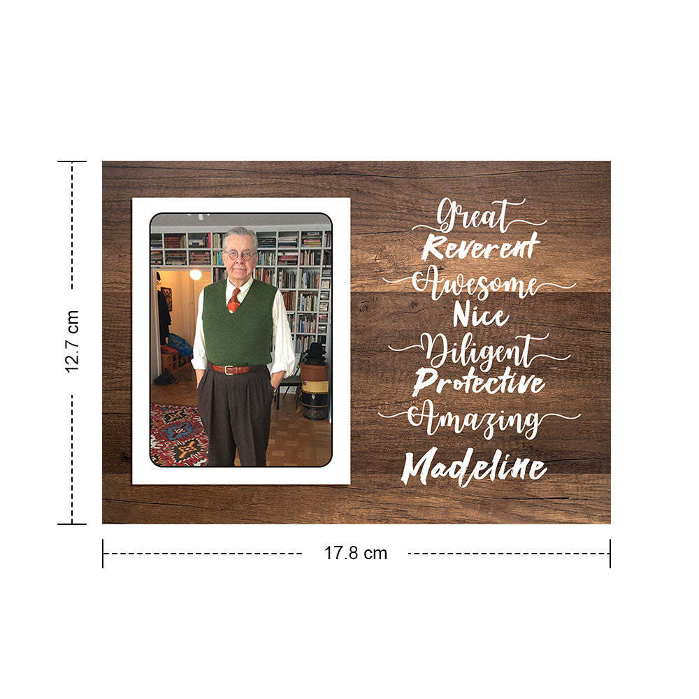 Gifts for Grandpa Custom Crochet Doll from Photo Handmade Look alike Dolls with Personalized Name Card - MadeMineAU