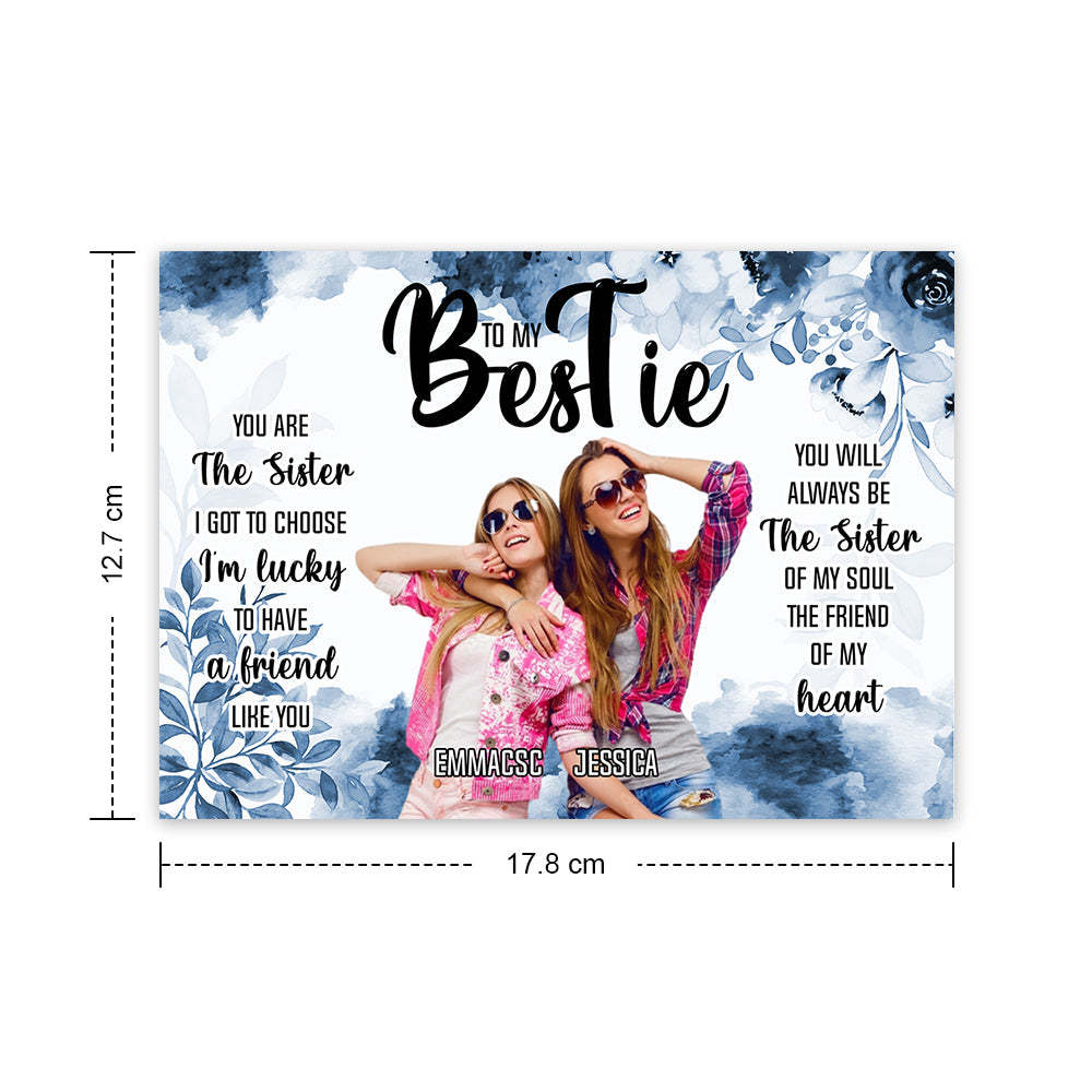 BFF Gifts Custom Crochet Doll from Photo Handmade Look alike Dolls with Personalized Name Card - MadeMineAU