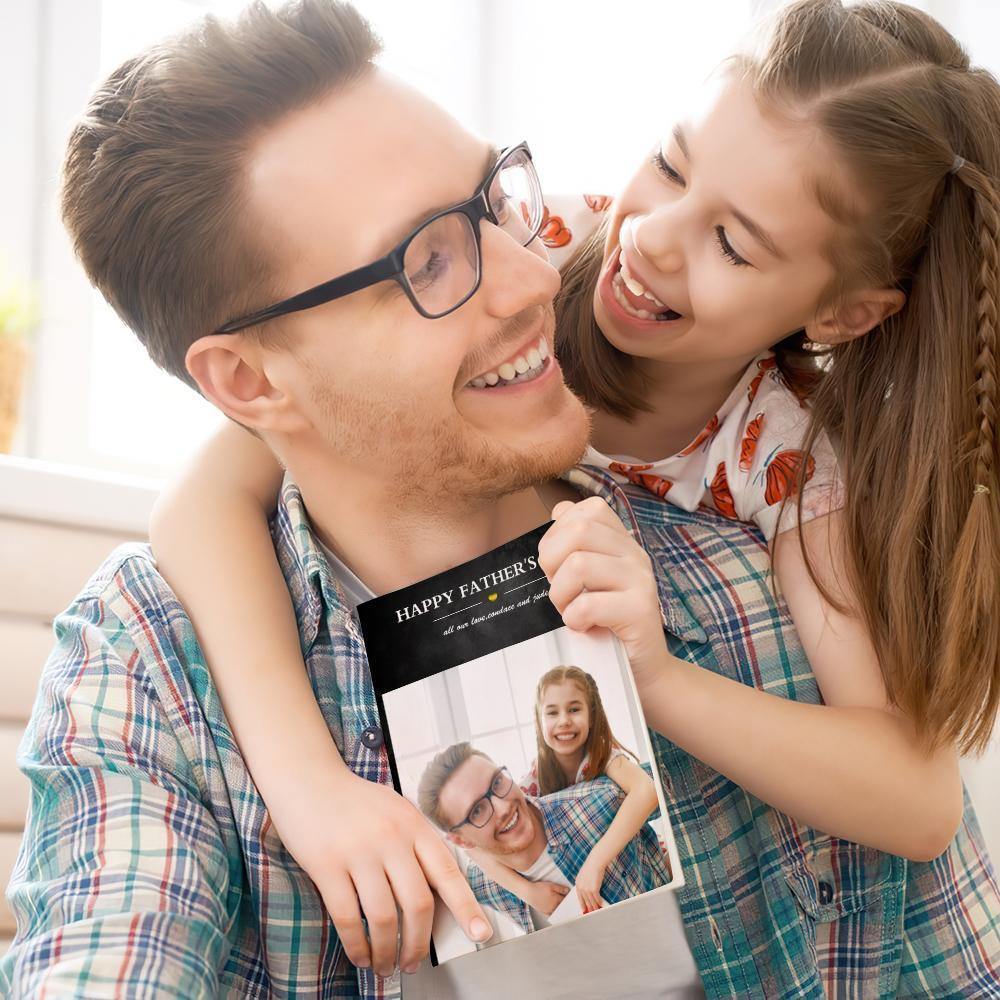 Fathers Day Gift Custom Greeting Card for Him - Best Dad Ever - MadeMineAU