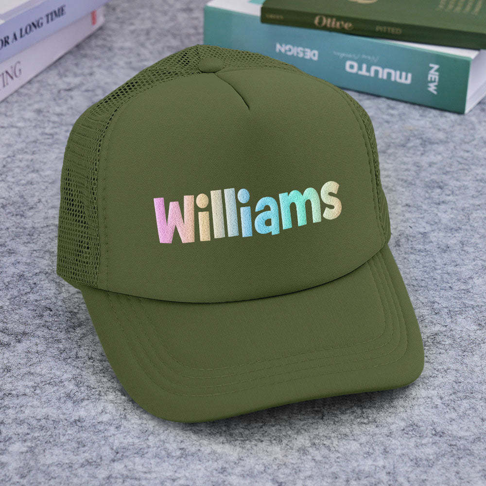 Custom Puff Print Trucker Hat Personalized Foam Trucker Caps for Adult - MadeMineAU