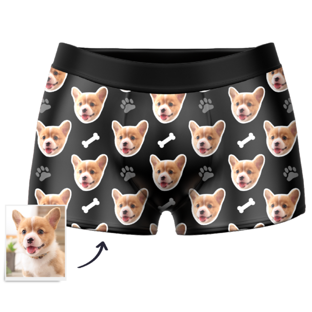 Father's Day Gifts Men's Custom Dog Boxer Shorts - MadeMineAU