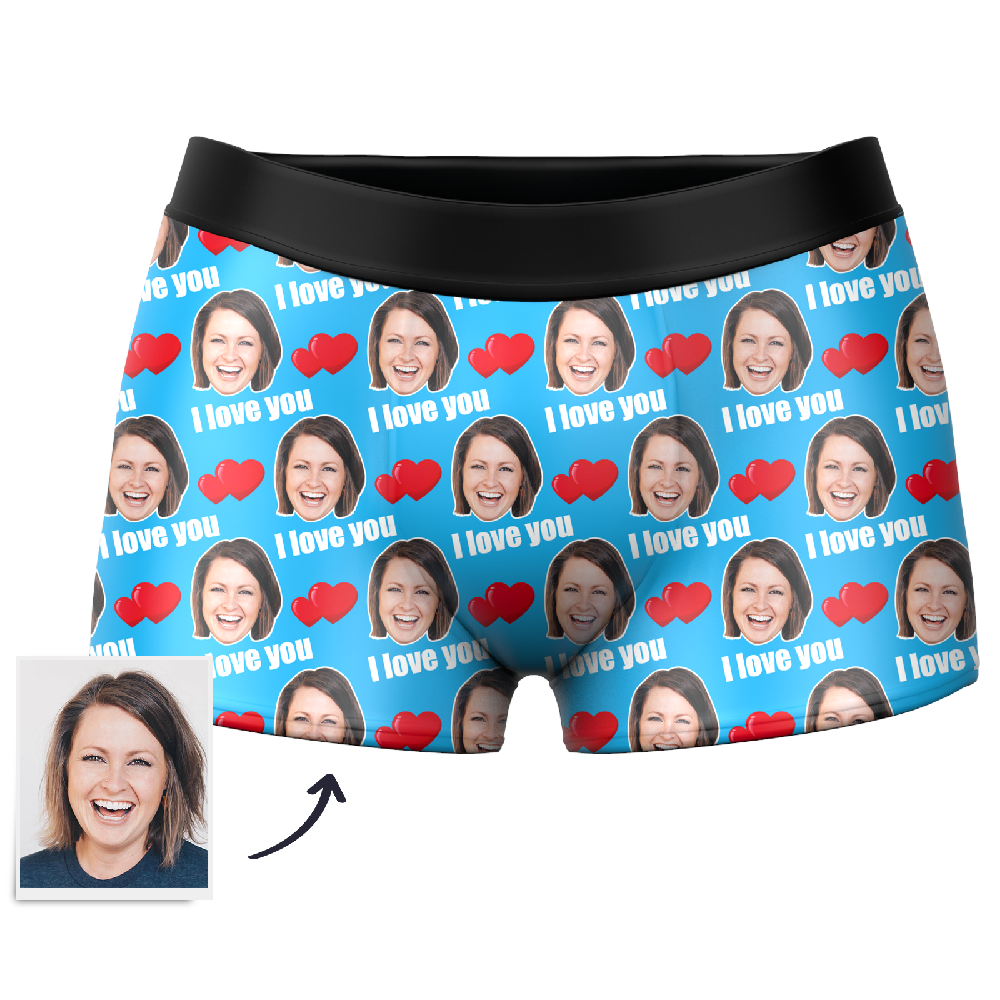 Couple Men's Custom Love Boxer Shorts - MadeMineAU