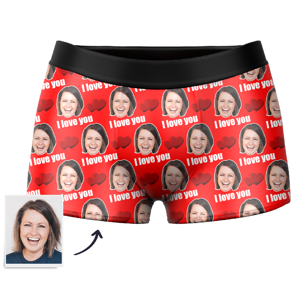 Couple Men's Custom Love Boxer Shorts - MadeMineAU
