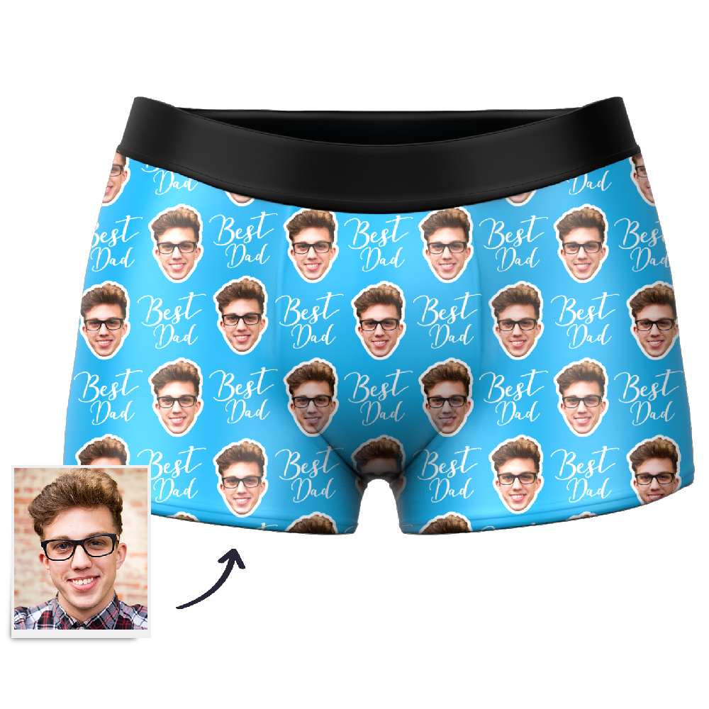 Men's Custom Best Dad Boxer Shorts - MadeMineAU