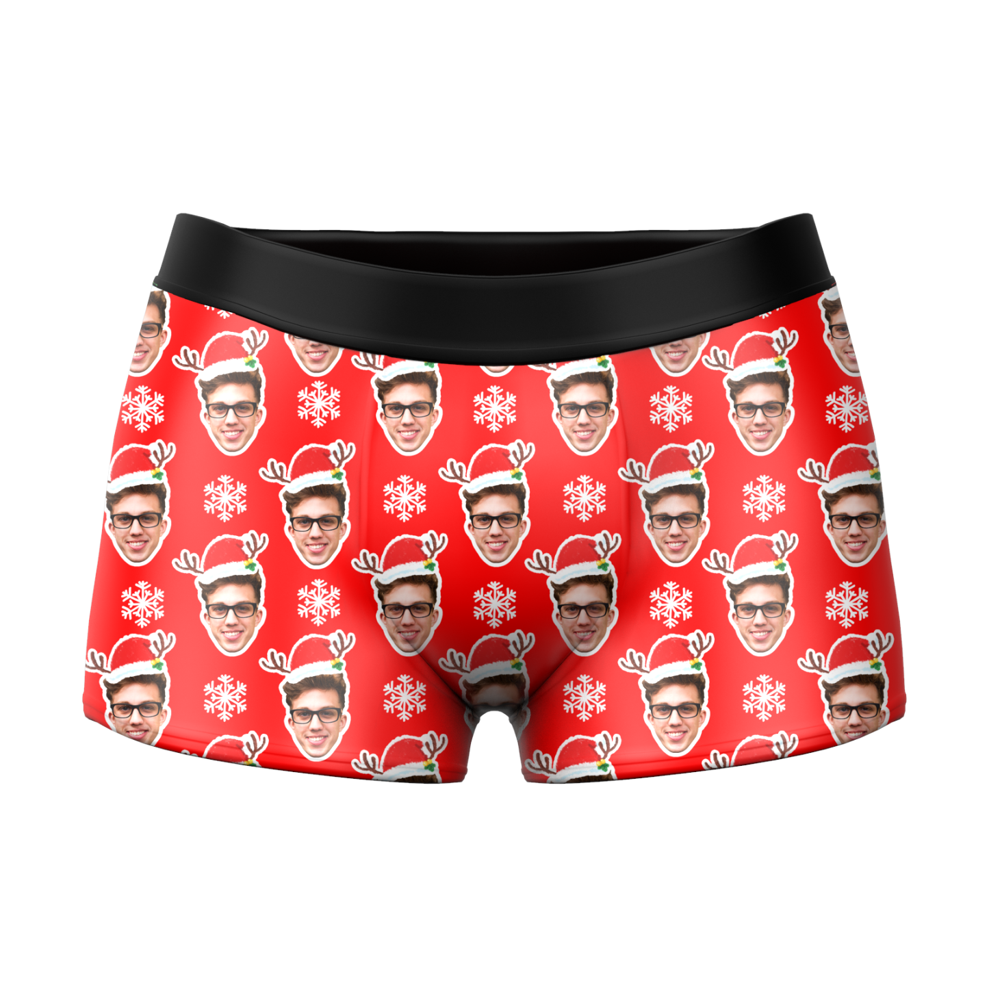 Men's Custom Christmas Santa Boxer Shorts - MadeMineAU