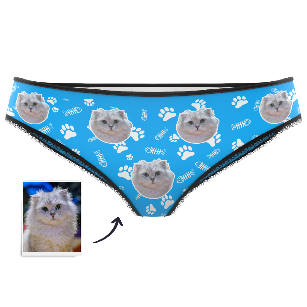 Custom Face Womens Panties-Cat Claw - MadeMineAU