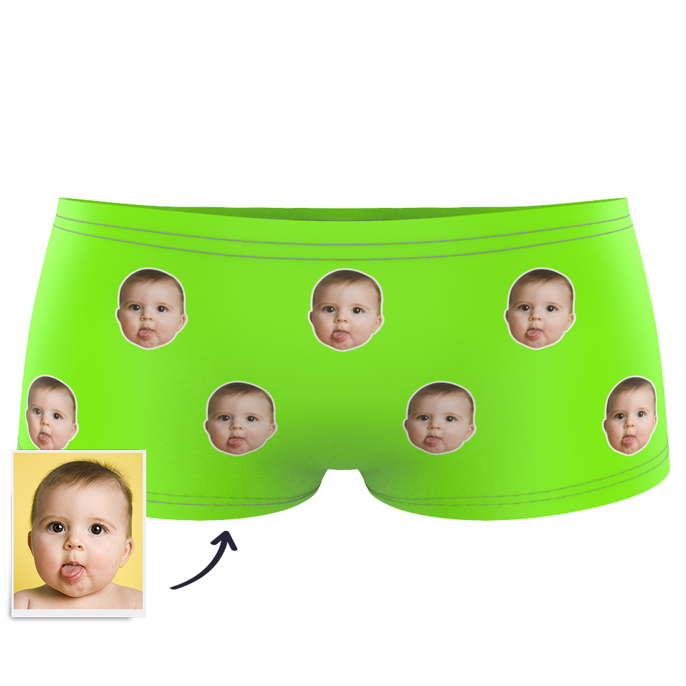 Kids Custom Colorful Face Boxer Briefs - MadeMineAU
