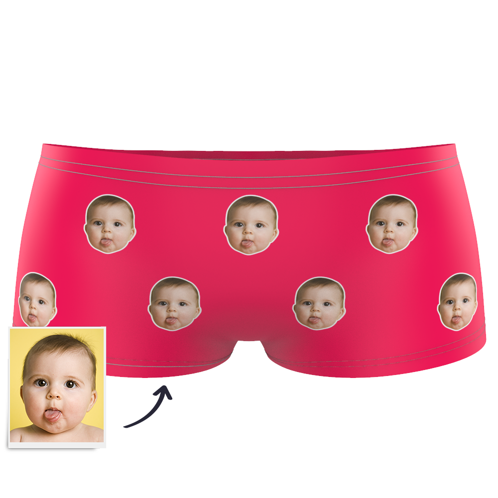 Kids Custom Colorful Face Boxer Briefs - MadeMineAU