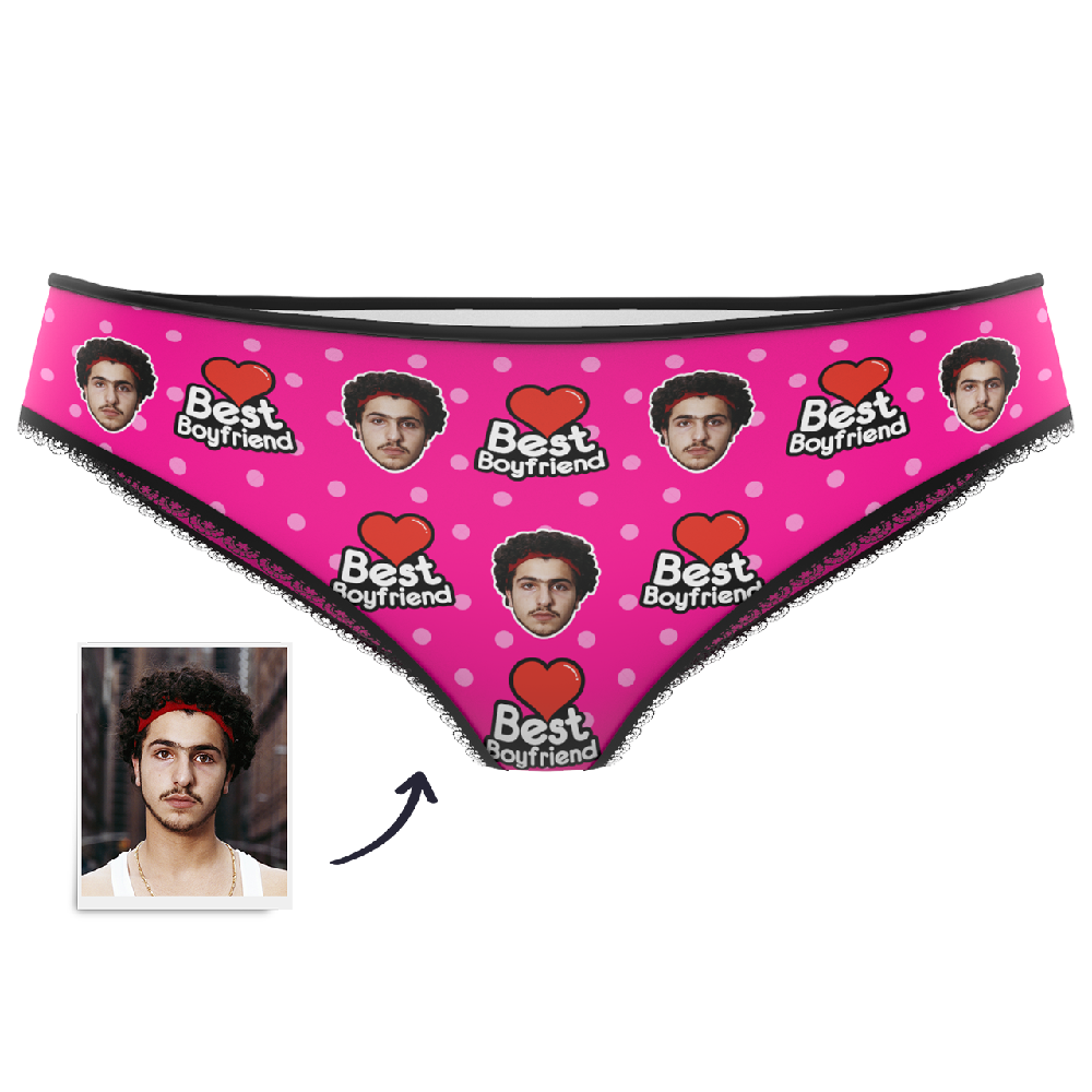 Women's Best Boyfriend Custom Face Panties - MadeMineAU