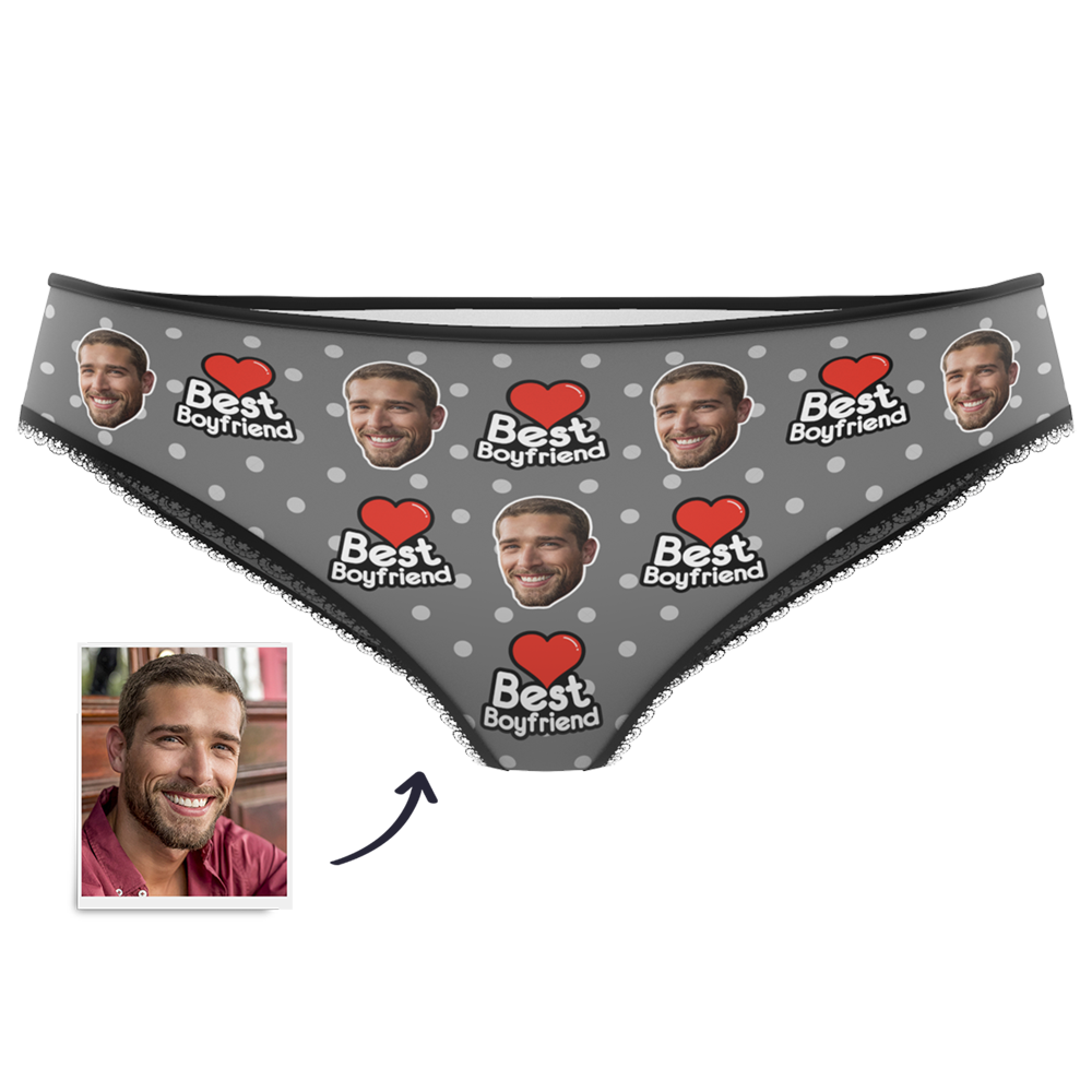 Women's Best Boyfriend Custom Face Panties - MadeMineAU