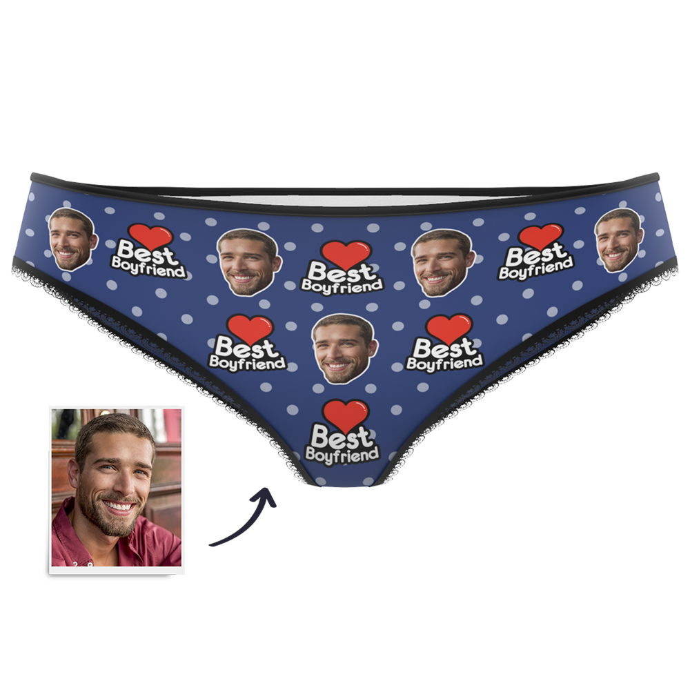 Women's Best Boyfriend Custom Face Panties - MadeMineAU