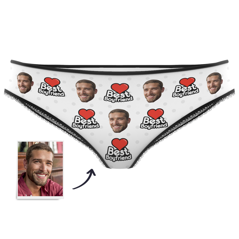 Women's Best Boyfriend Custom Face Panties - MadeMineAU