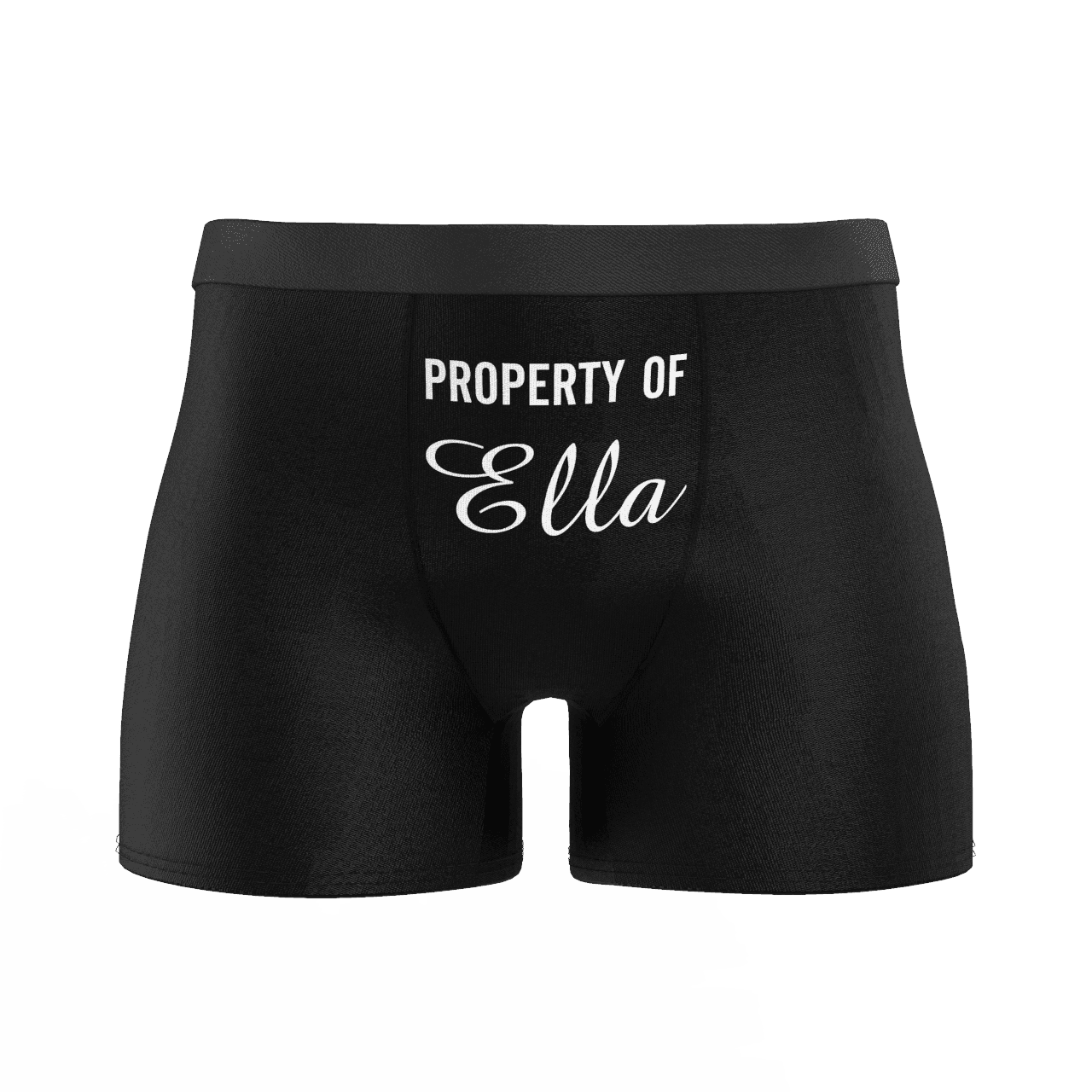 Men's Personalized Name Colorful Property of Boxer Shorts - MadeMineAU